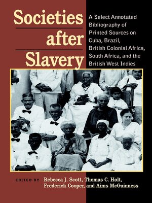 cover image of Societies After Slavery
